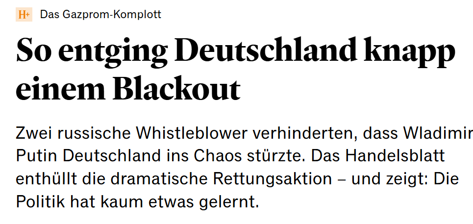 So entging Deutschland knapp einem Blackout