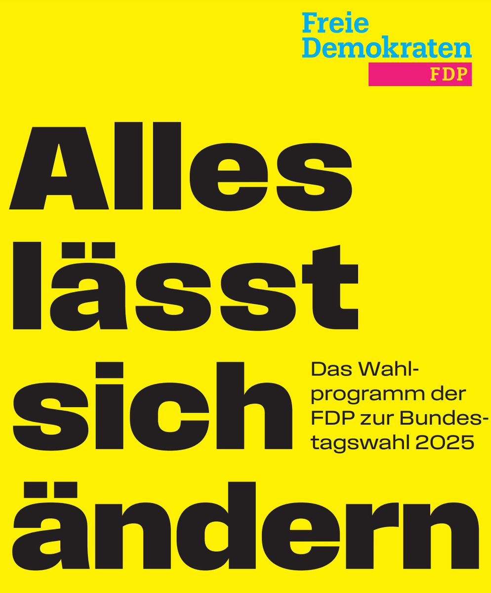 Alles lässt sich ändern - FDP Cover.