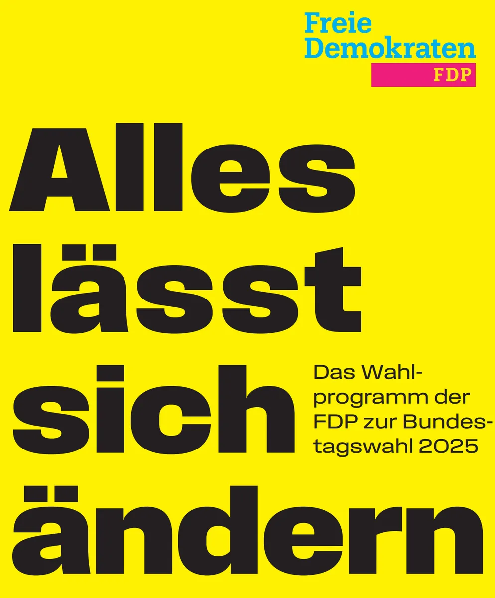 Alles lässt sich ändern - FDP Cover.