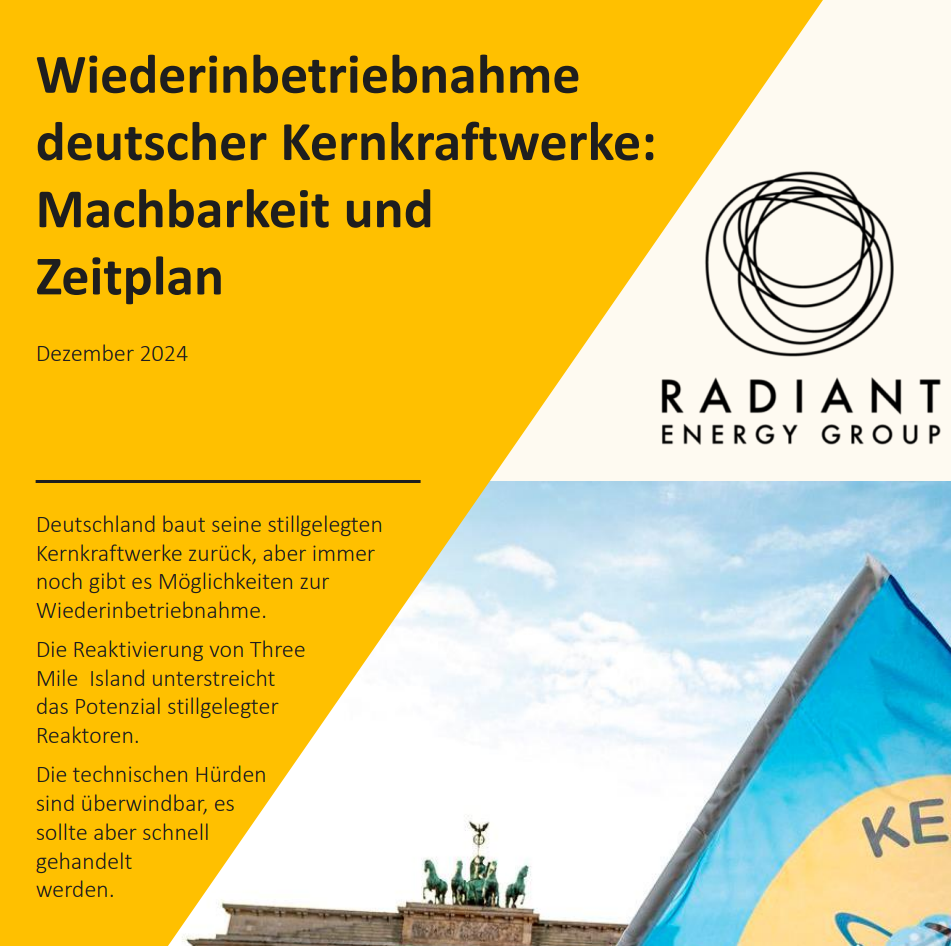 Wiederinbetriebnahme deutscher Kernkraftwerke: Machbarkeit und Zeitplan