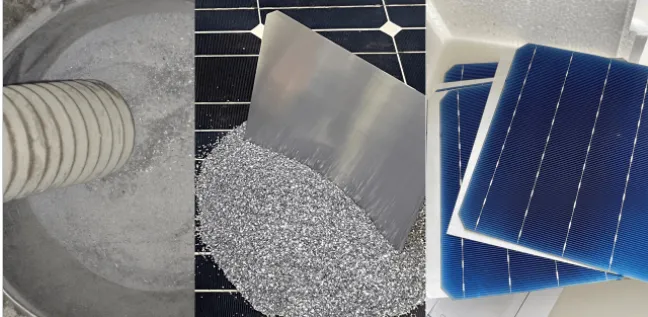 100% recyclte PERC-Solarzellen.