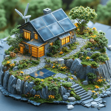 Ein Ausblick auf Natur und Wälder im Hintergrund mit Windenergieanlagen im Hintergrund