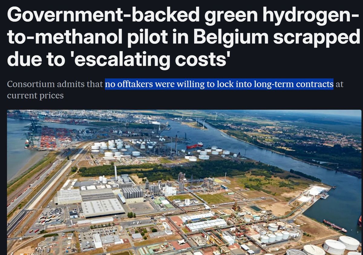 Orsted scraps FlagshipONE green hydrogen-to-methanol project, two years after FID