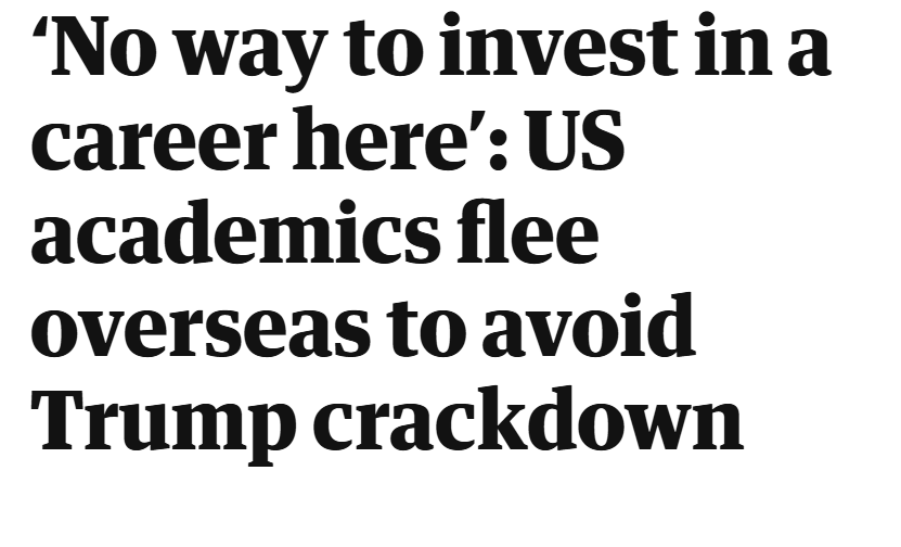 „Keine Möglichkeit, hier in eine Karriere zu investieren“: US-Wissenschaftler fliehen ins Ausland, um Trumps Restriktionen zu entgehen.