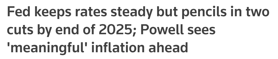 Die US-Notenbank Fed wird die Zinsen voraussichtlich unverändert lassen, da die Krise im Nahen Osten und die Zölle die Aussichten trüben.